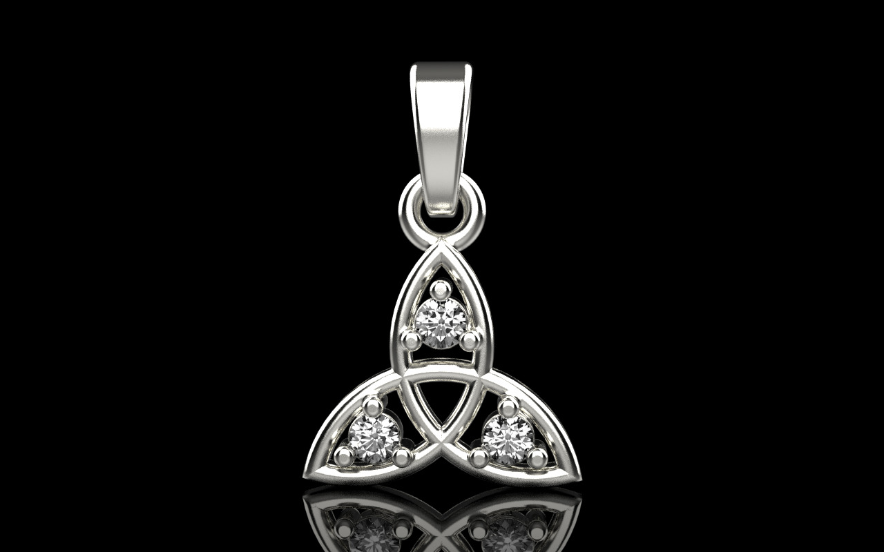 celtic knot pendant model 792 3D print model_13