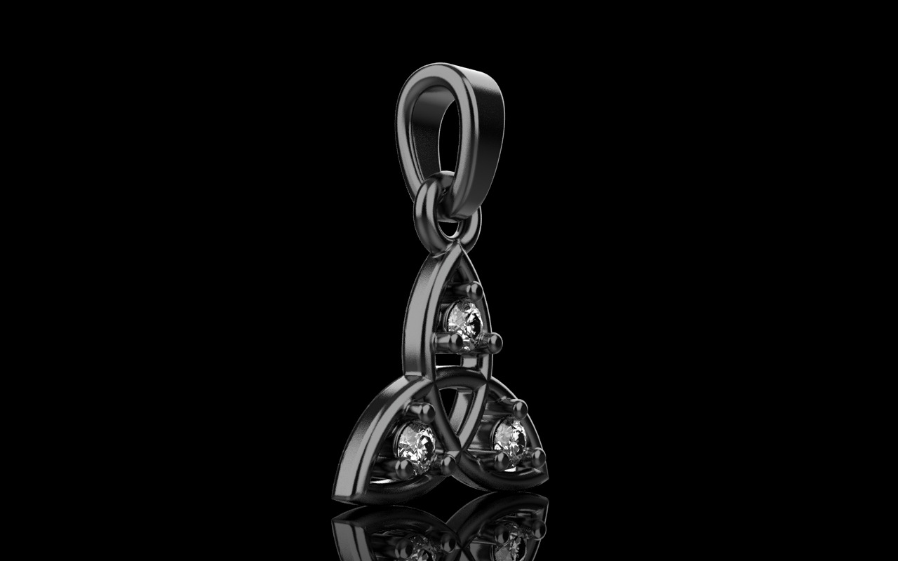 celtic knot pendant model 792 3D print model_16
