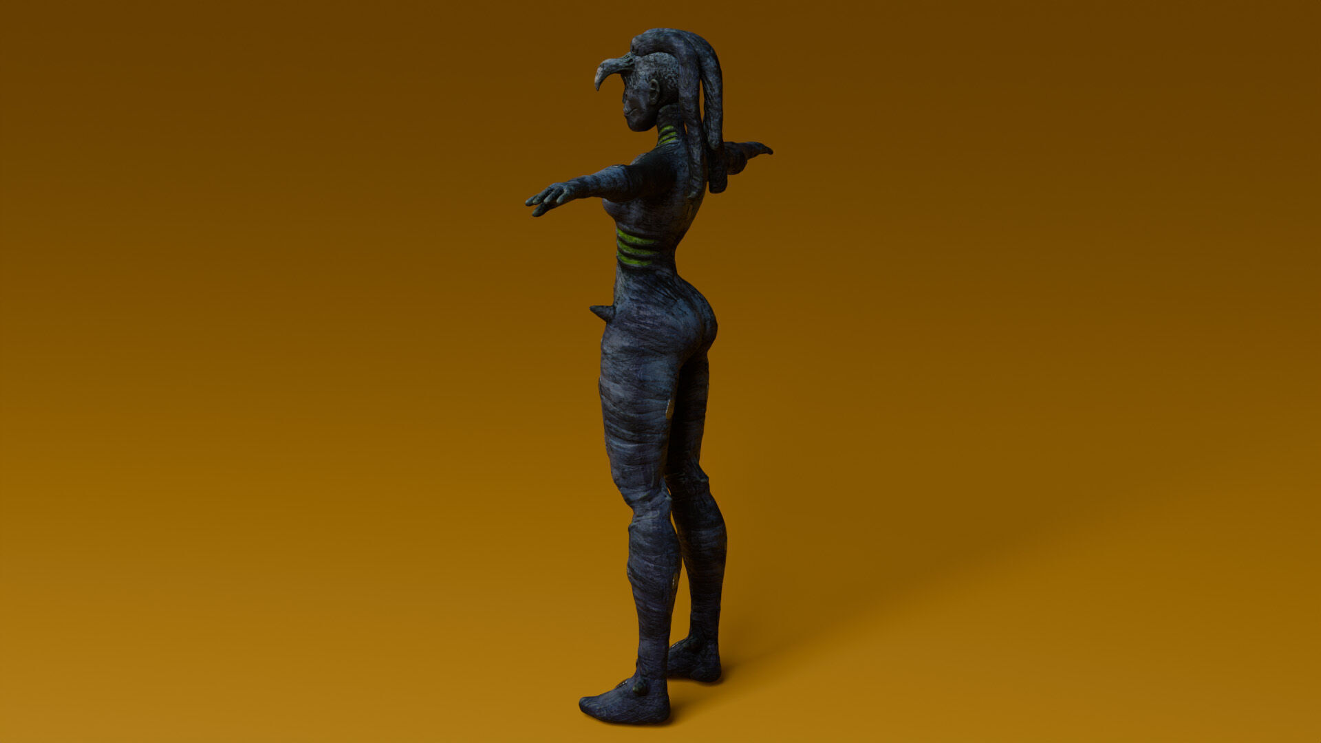 Alien 3D model_5