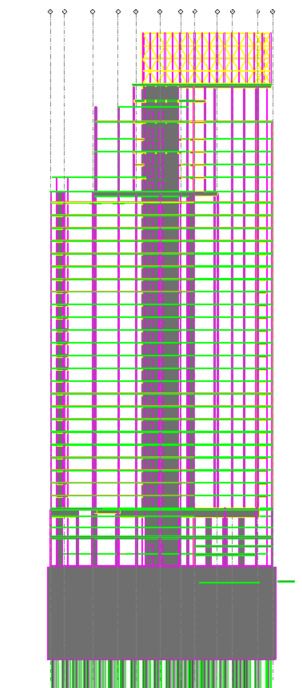 Revit structural framing residential project model 3D model_3