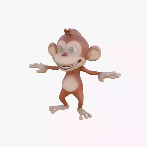 Monkey cartoon character