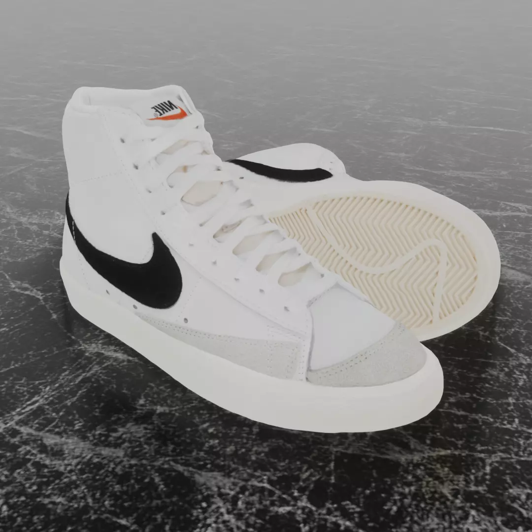 NIKE BLAZER MID 77 VINTAGE 3D Low-poly 3D model