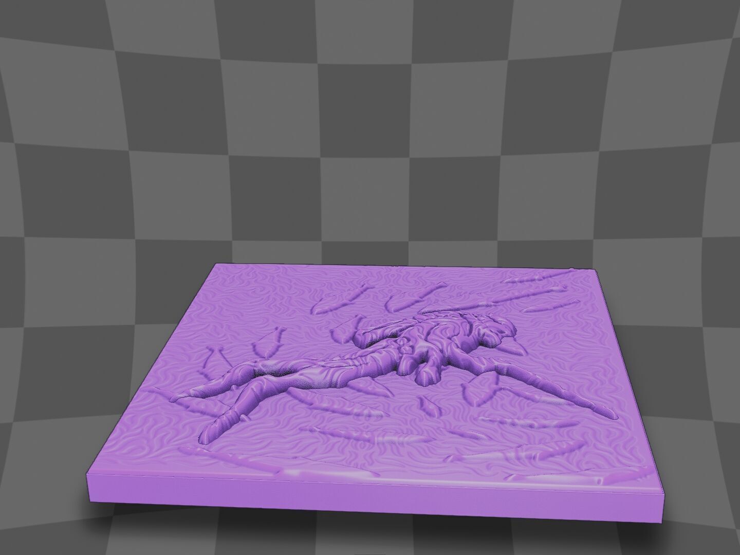 The diver design for CNC 3D print model_6