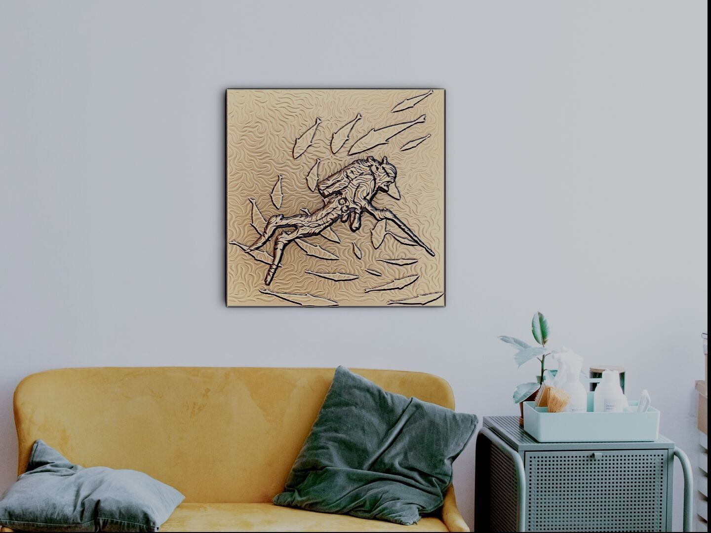 The diver design for CNC 3D print model_3