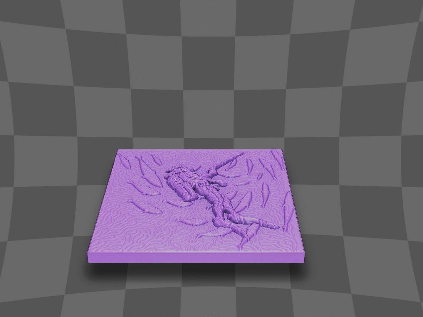 The diver design for CNC 3D print model_8