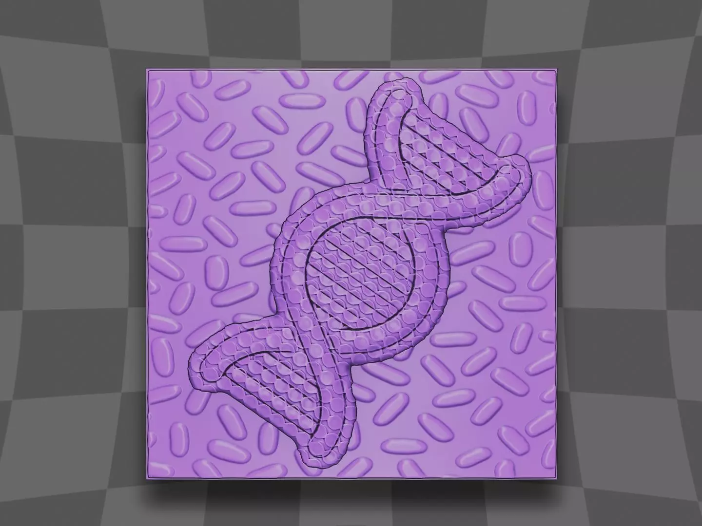 The ADN Bacteria deco 3D print model