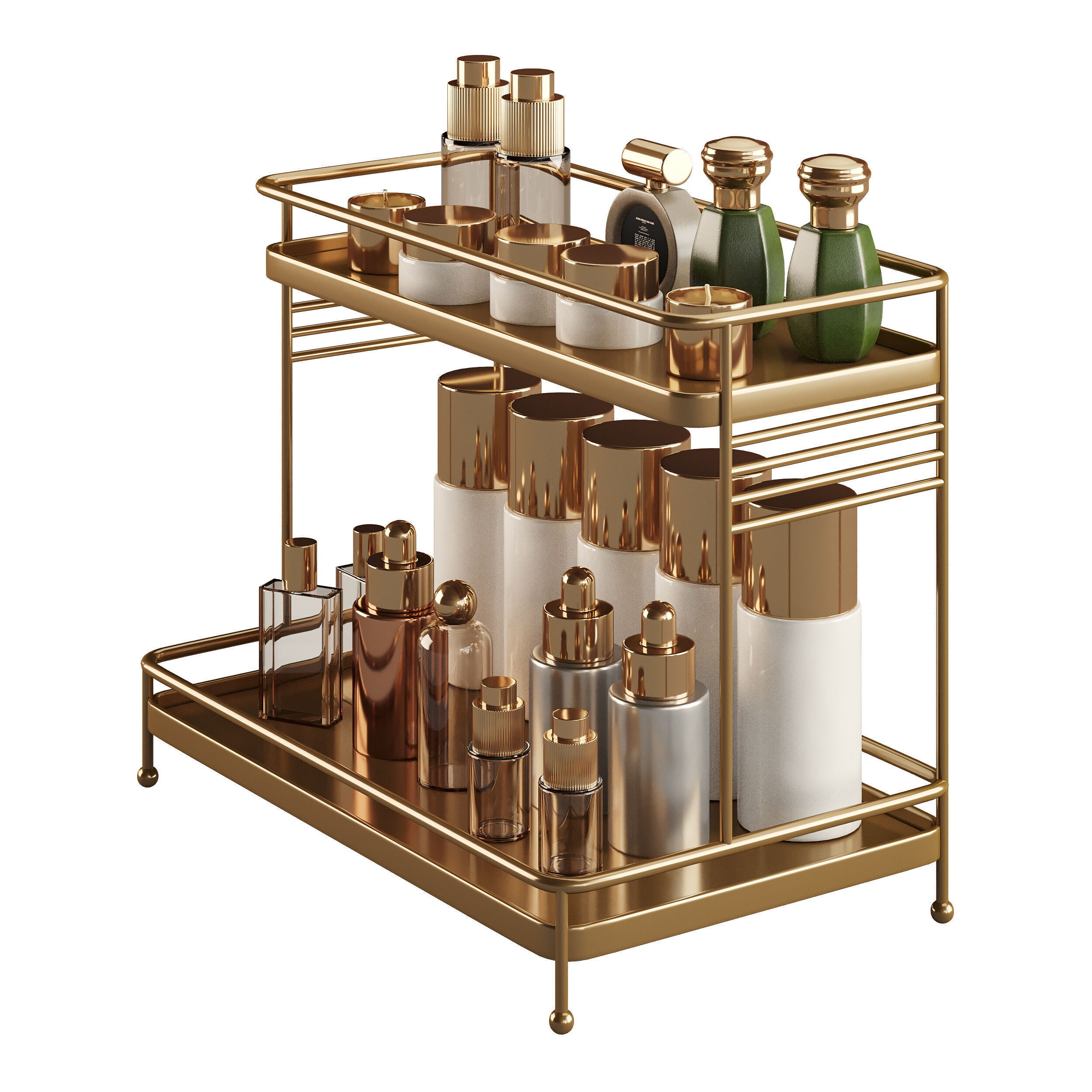  Beauty decorative set 3D model_4