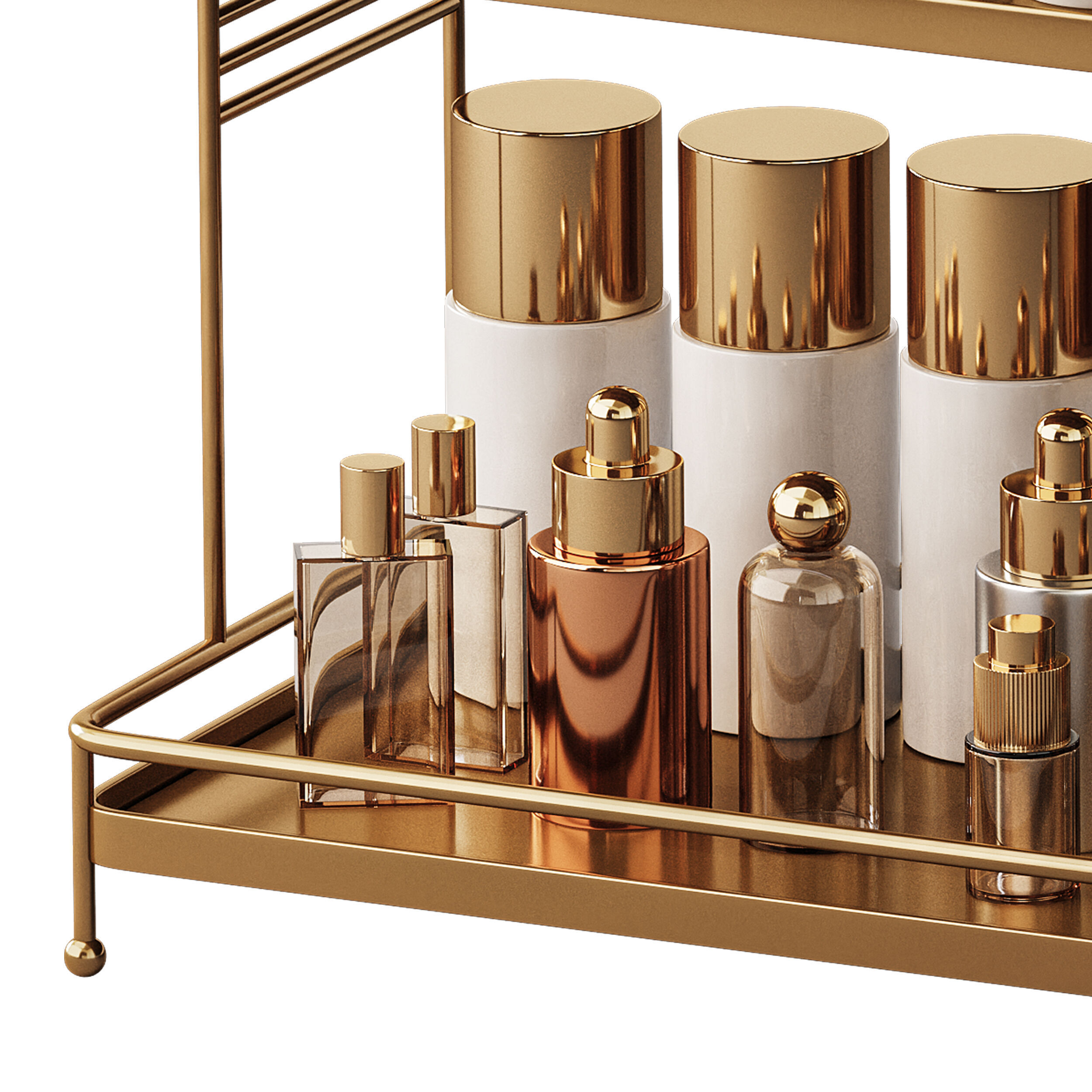  Beauty decorative set 3D model_8