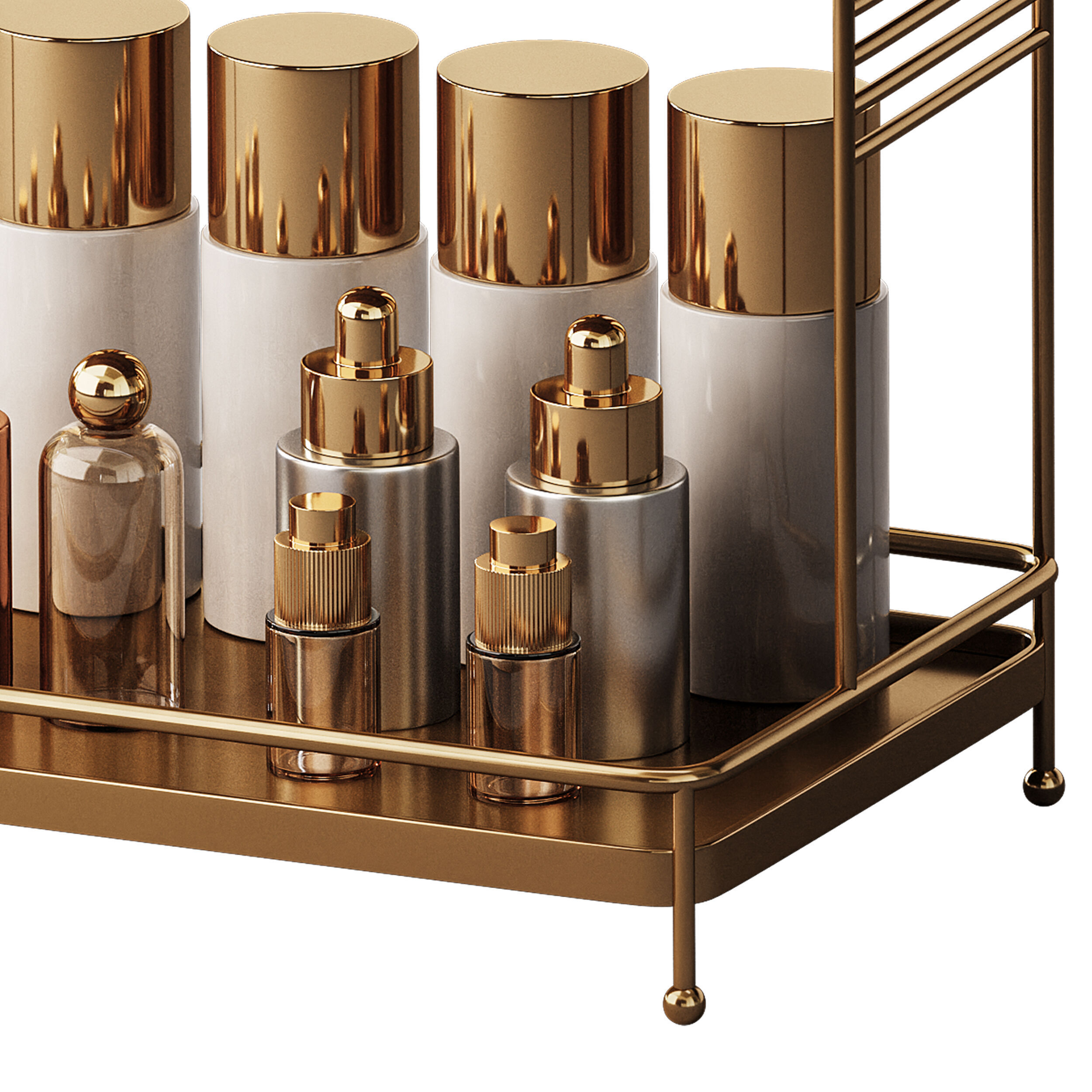  Beauty decorative set 3D model_9