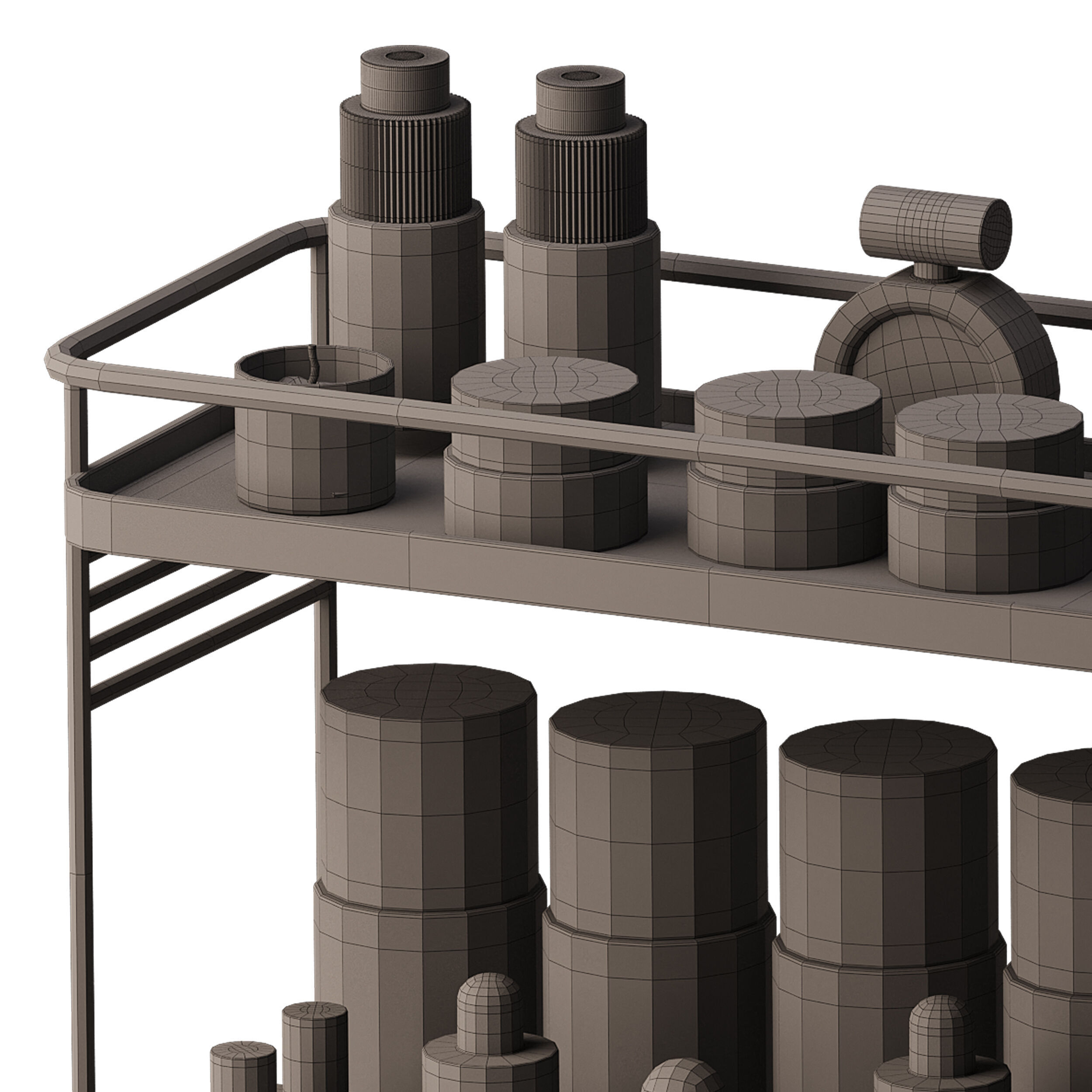  Beauty decorative set 3D model_14