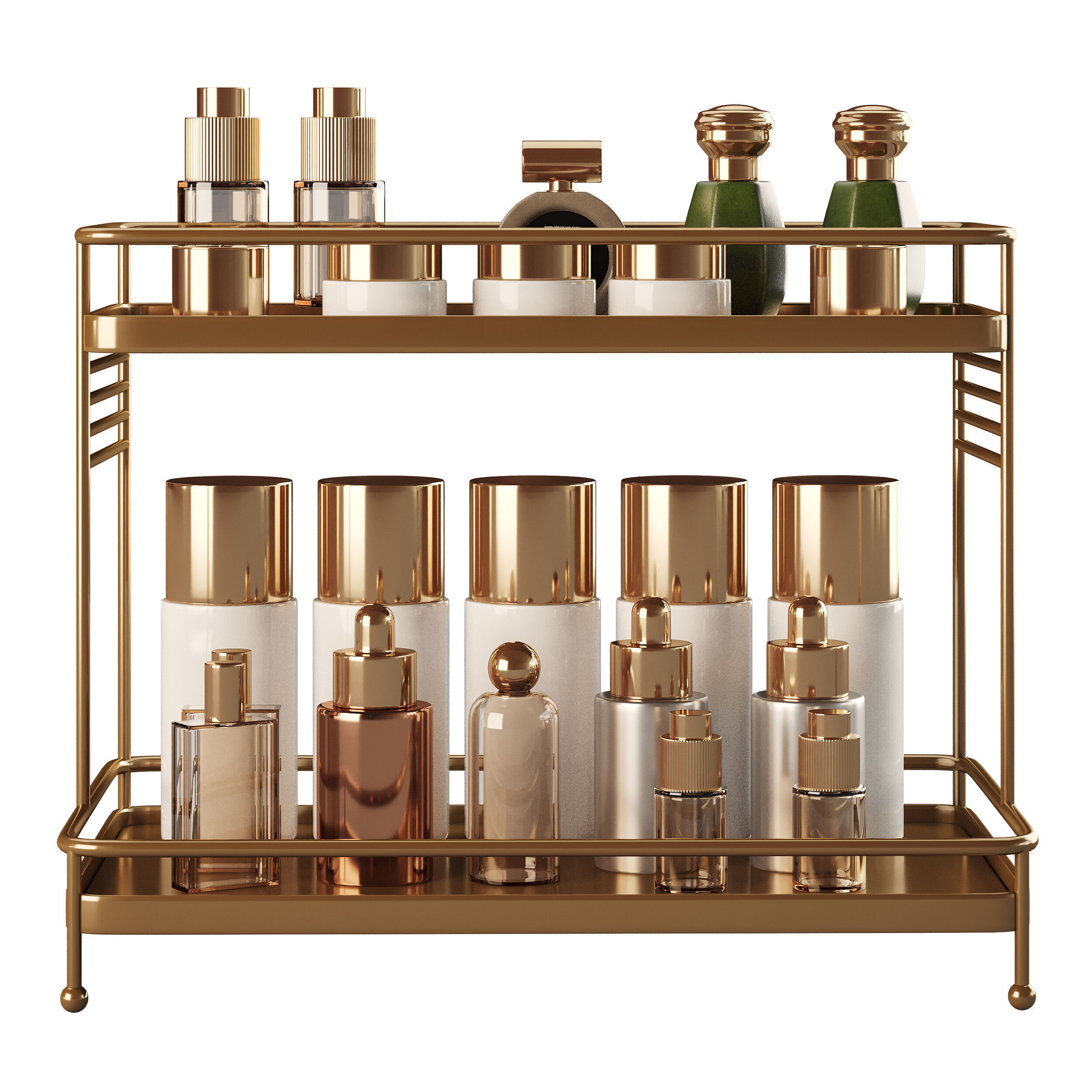  Beauty decorative set 3D model_3