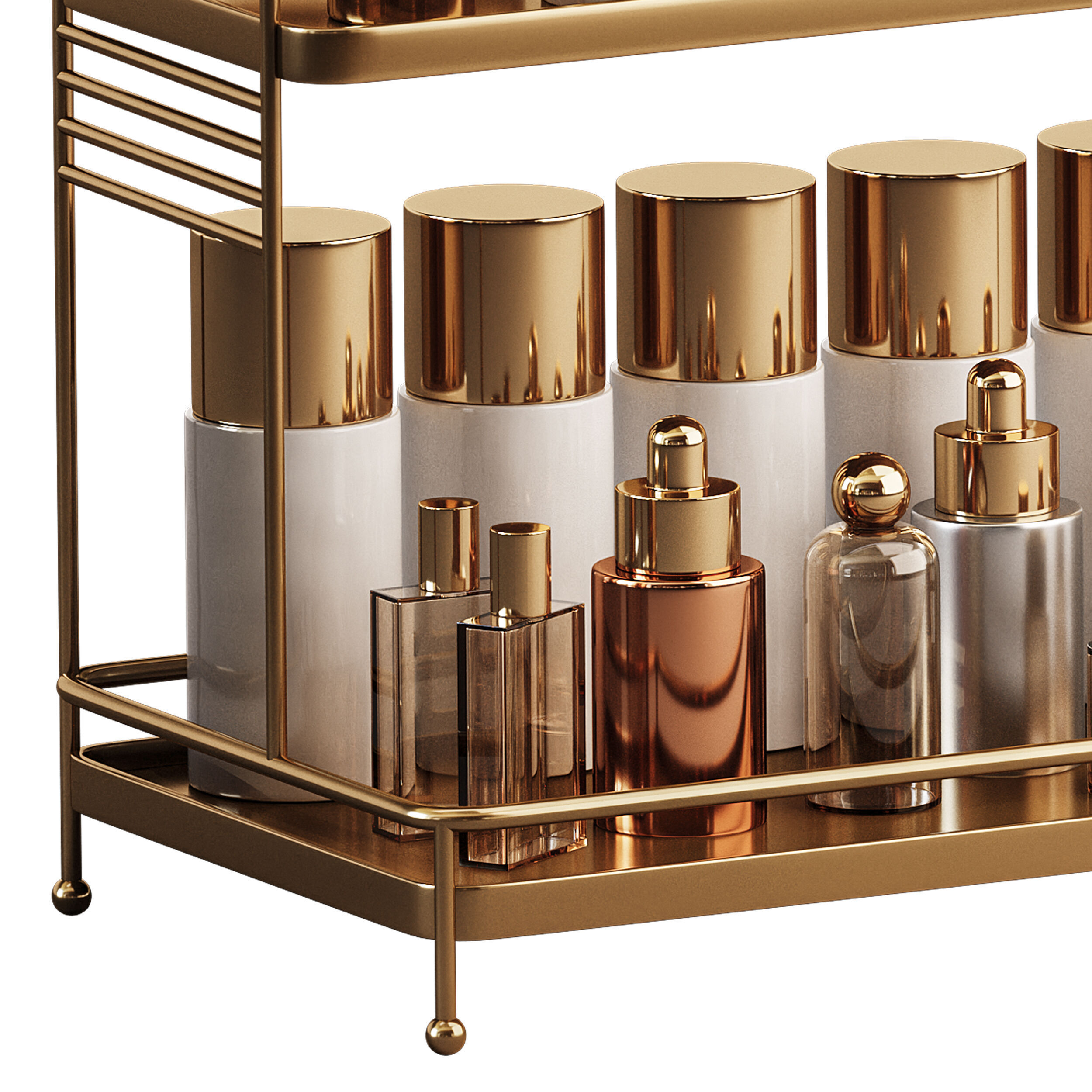  Beauty decorative set 3D model_11