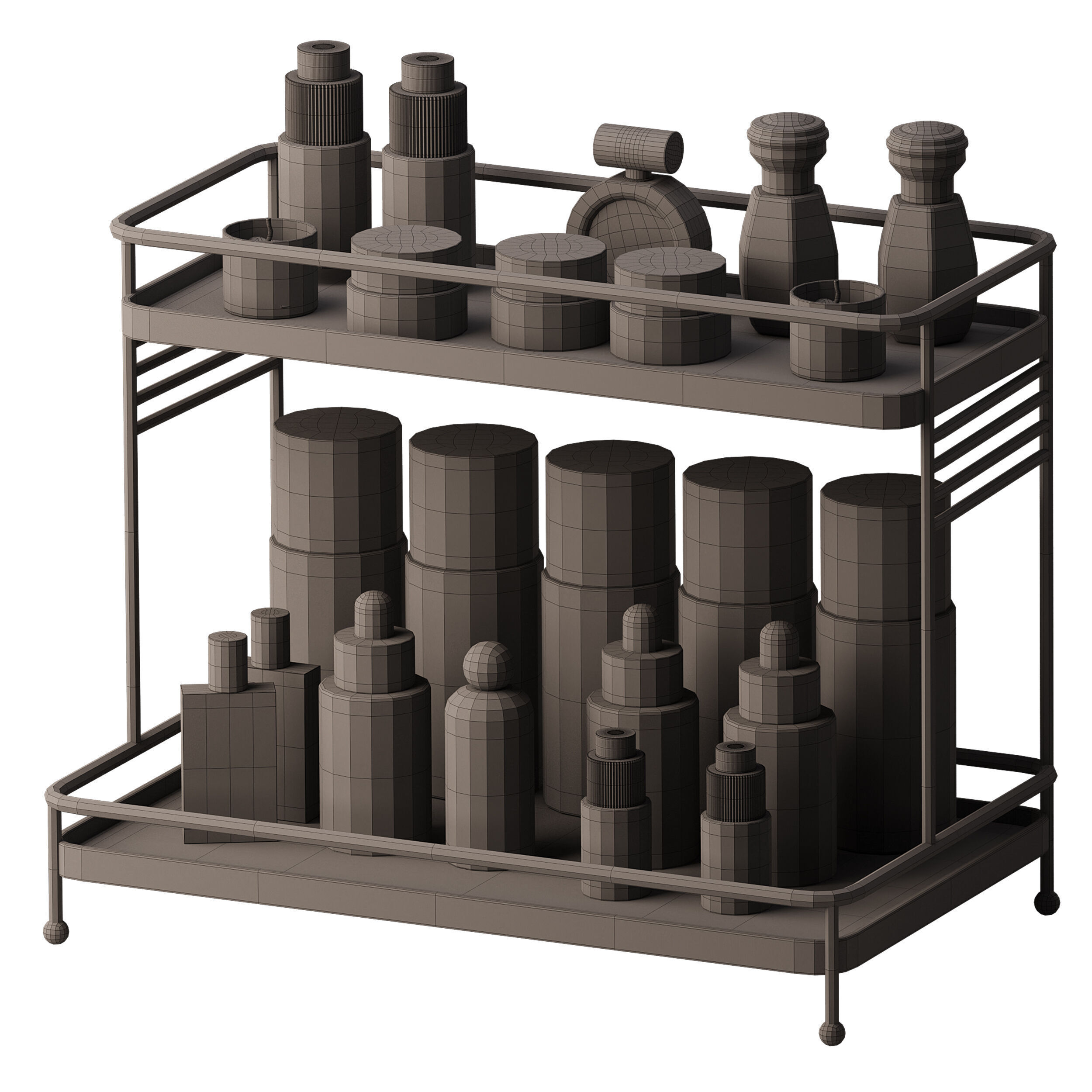  Beauty decorative set 3D model_13