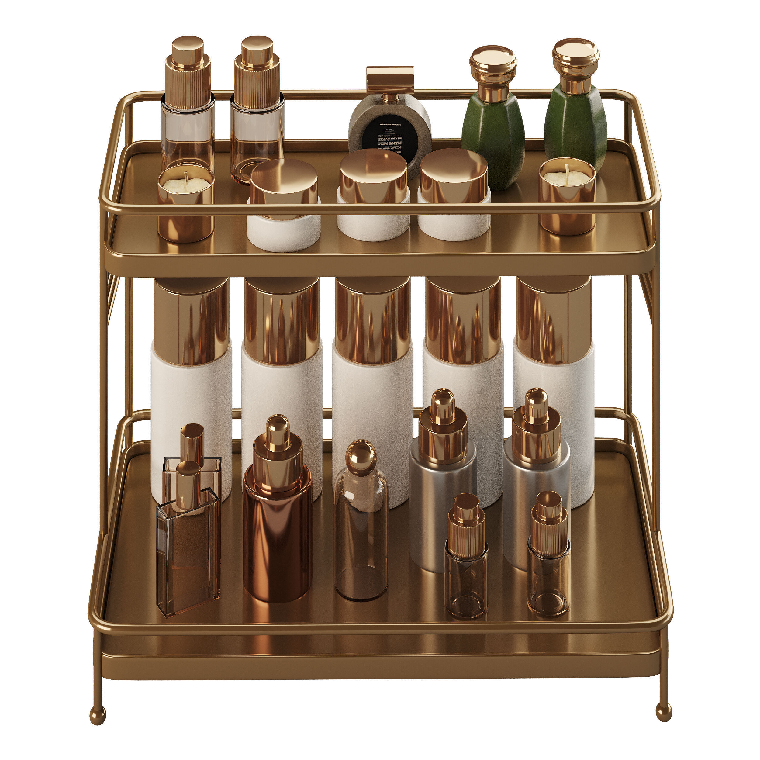  Beauty decorative set 3D model_7