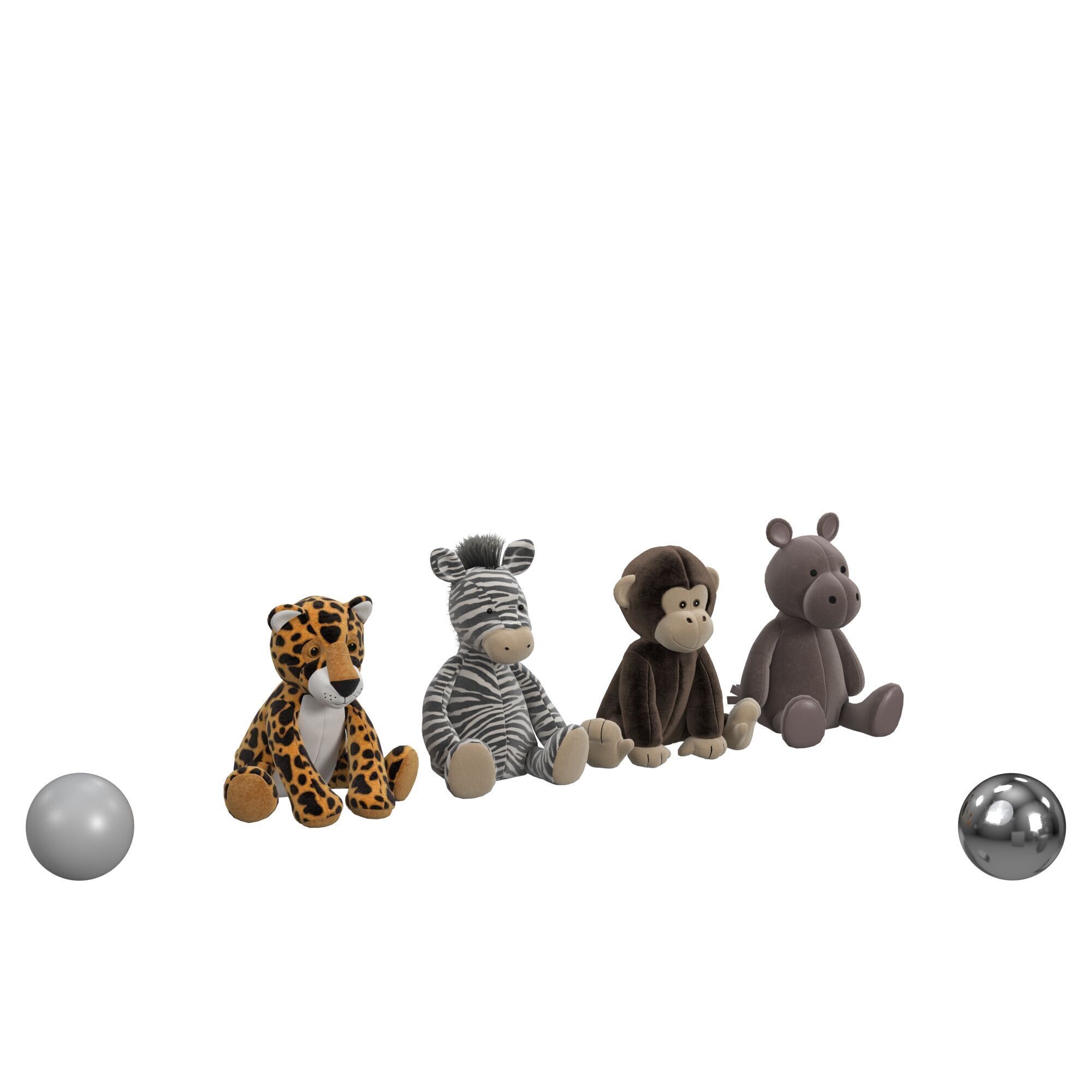 Toy Animals  3D model_1