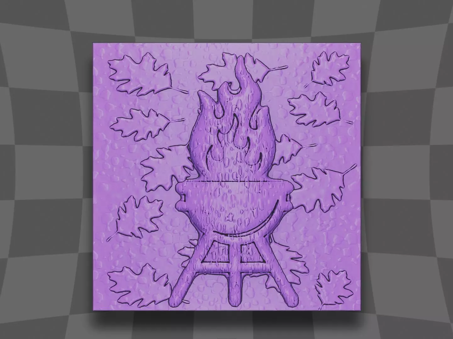 The winter stove deco 3D print model