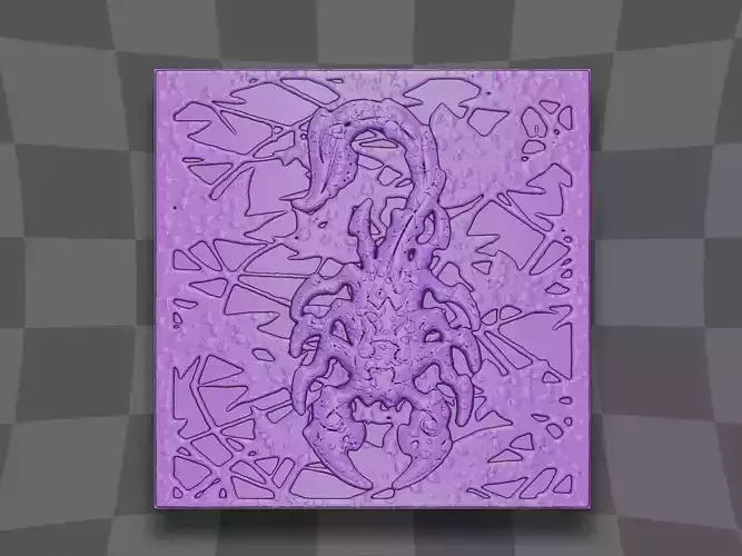 The scorpion decoration 