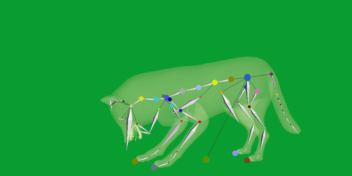 The Grey Wolf Low-poly 3D model_18