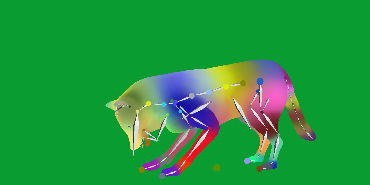 The Grey Wolf Low-poly 3D model_19