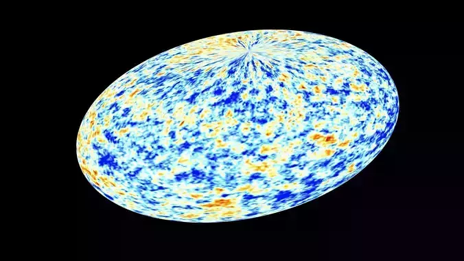 Cosmic Microwave Background 3D model