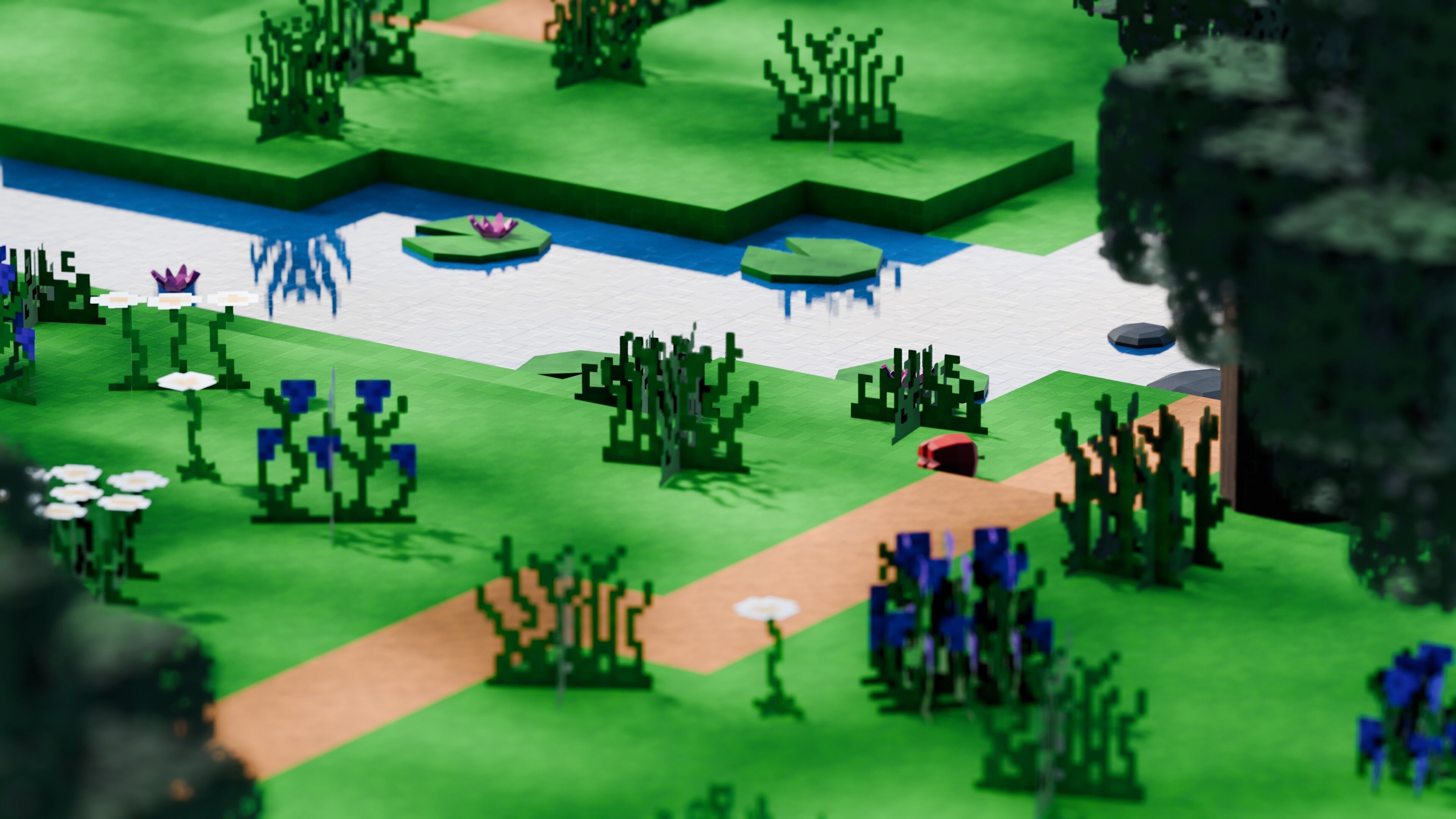 Pixel Farm - Modular Asset Pack Low-poly 3D model_21