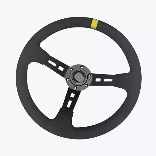 Steering Wheel 01 - Variation A - Black Stiches