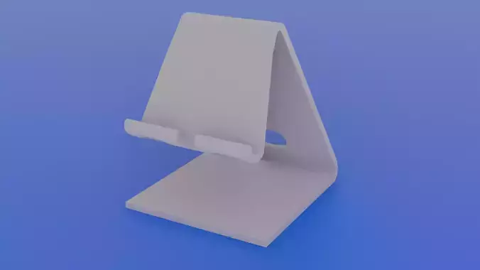 Minimalist Phone and Tablet Stand  3D print model