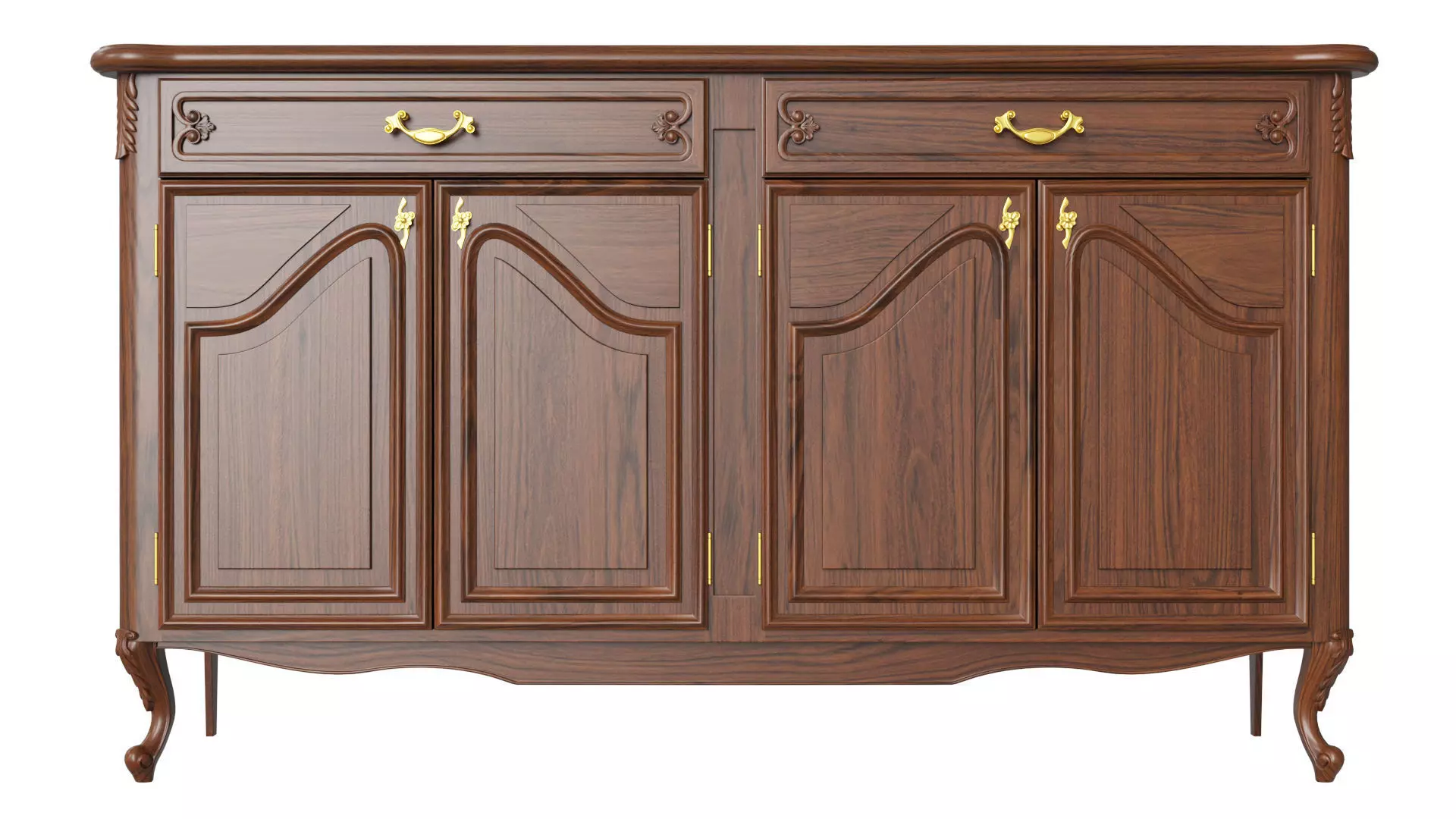 Classic Chest of Drawers 1400 3D model_0