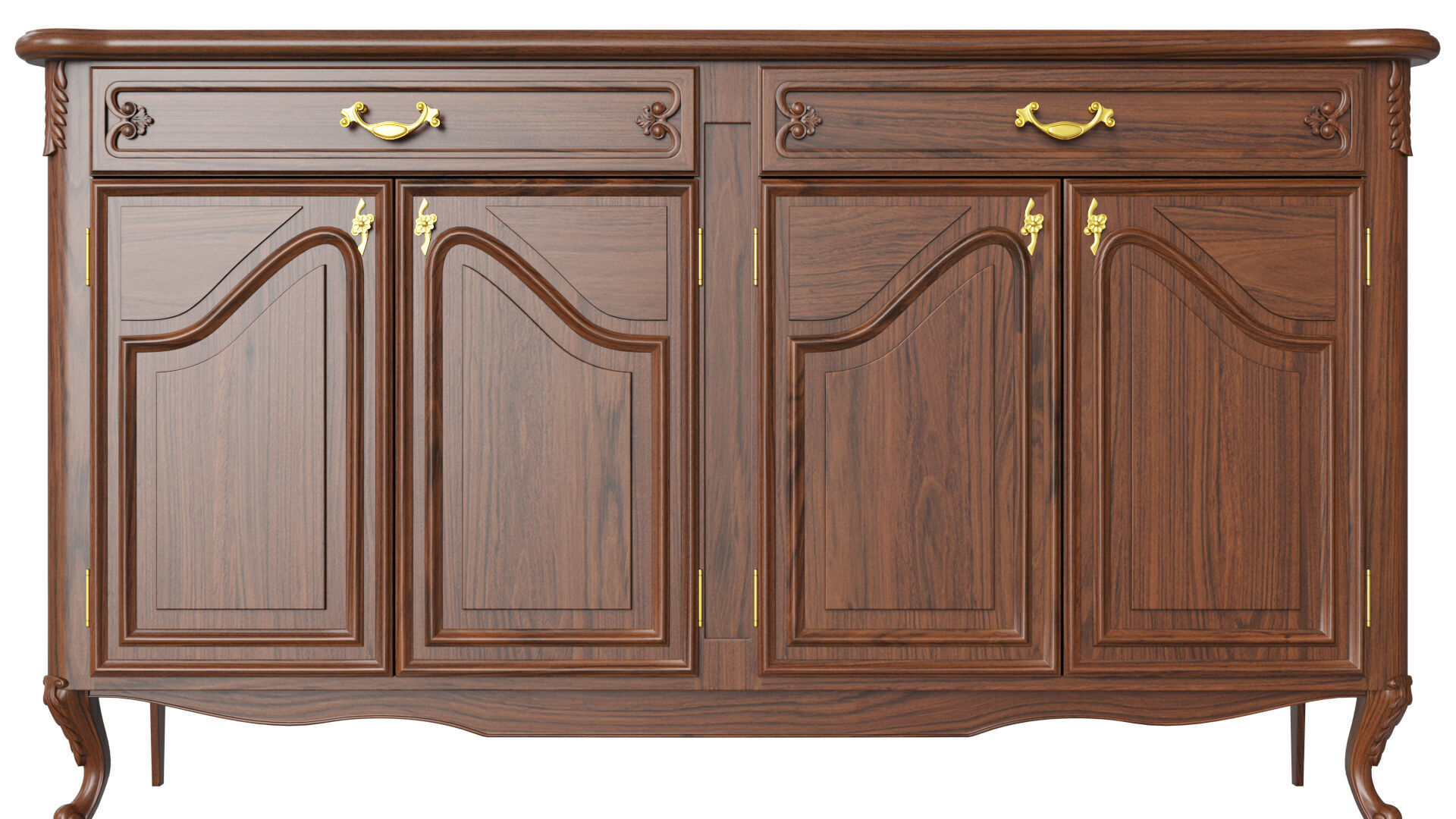 Classic Chest of Drawers 1400 3D model_2