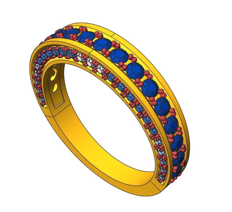 Stylezed Diamond Band 3D print model_11