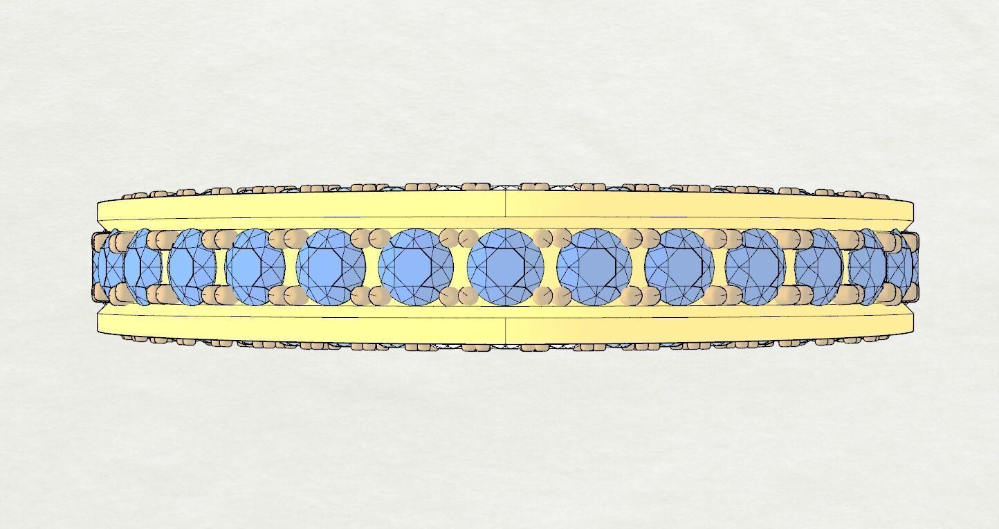 Stylezed Diamond Band 3D print model_4