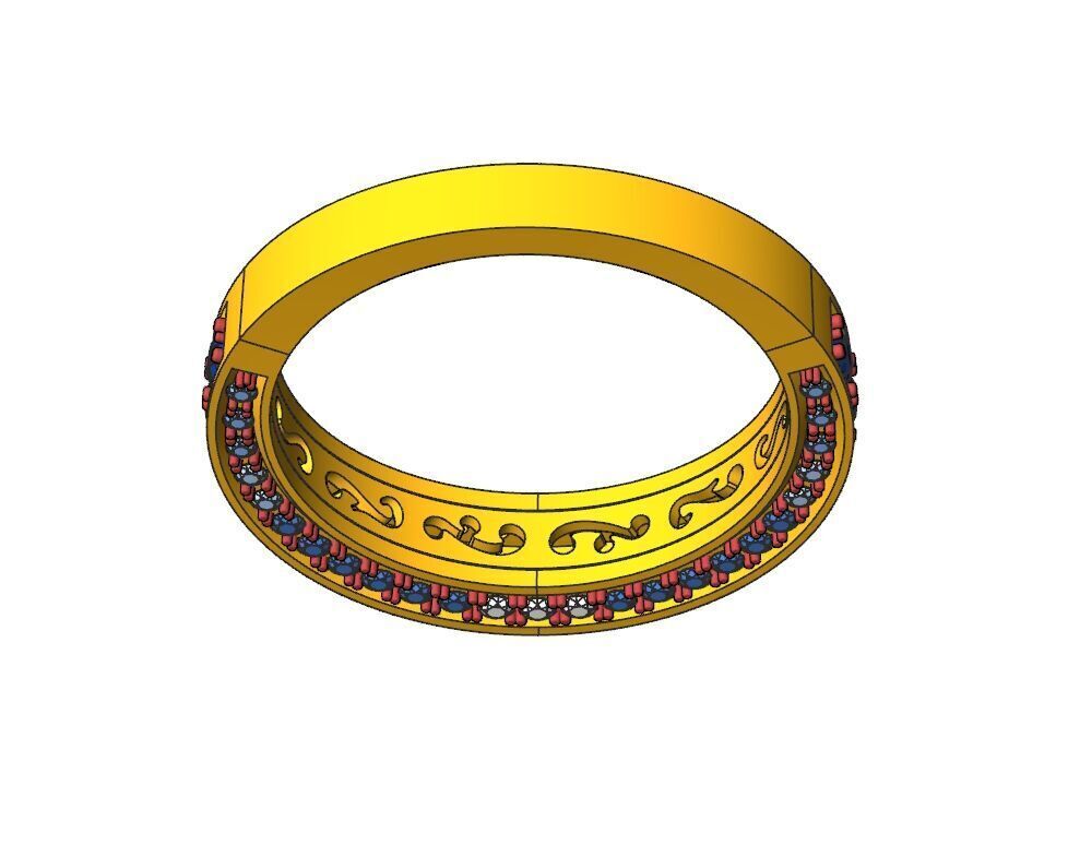 Stylezed Diamond Band 3D print model_12