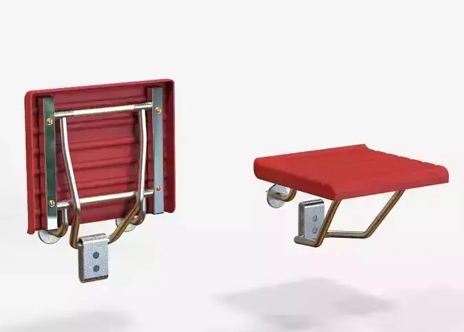 Wall Mounted Chair-02 3D print model