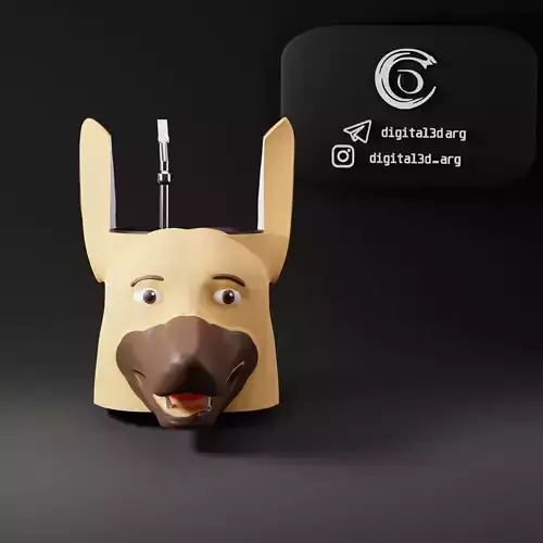 MATE PERRO PASTOR ALEMAN 3D print model