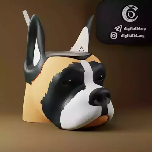 MATE PERRO GERMAN BOXER 3D print model