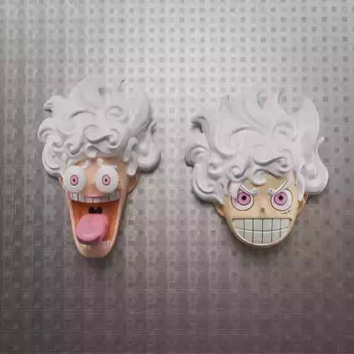 Luffy gear 5 - magnet head- 3D print model