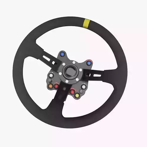 Steering Wheel 01 - Variation C - Black Stiches