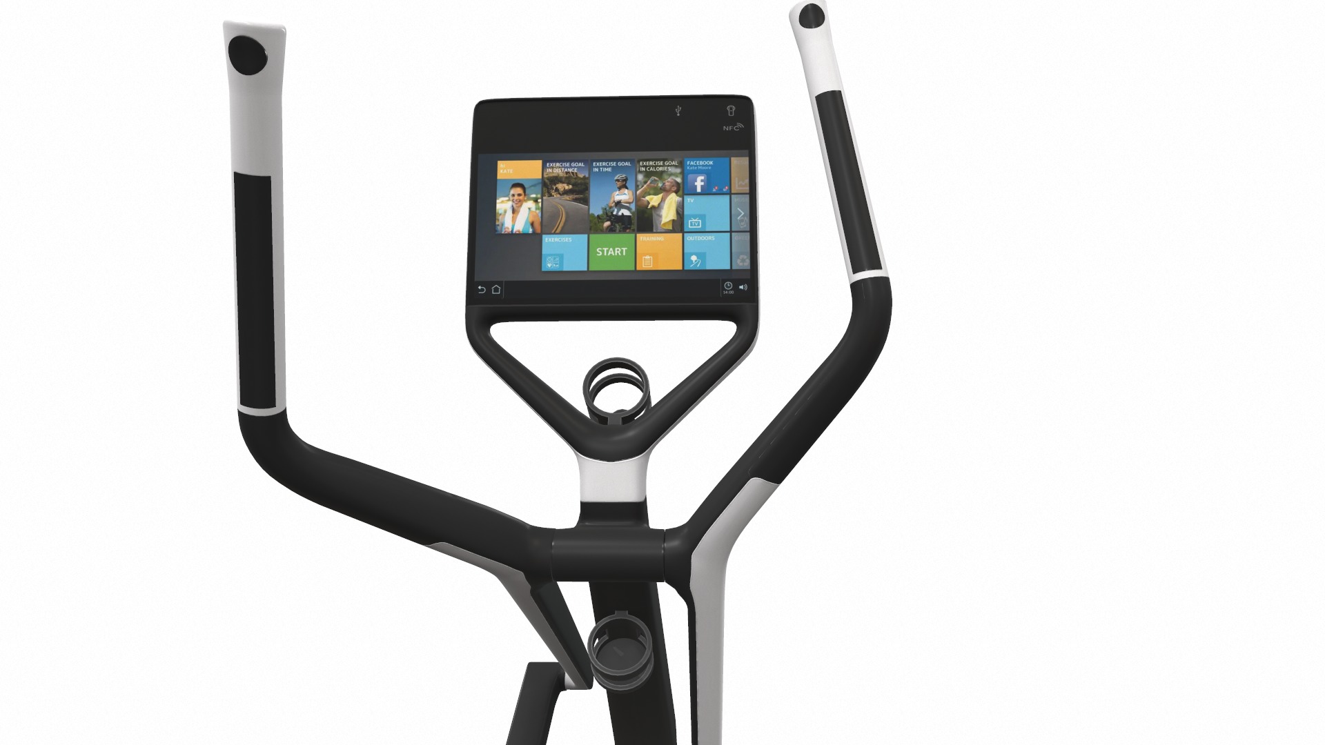 Exercise bike set 10 3D Model Collection_21