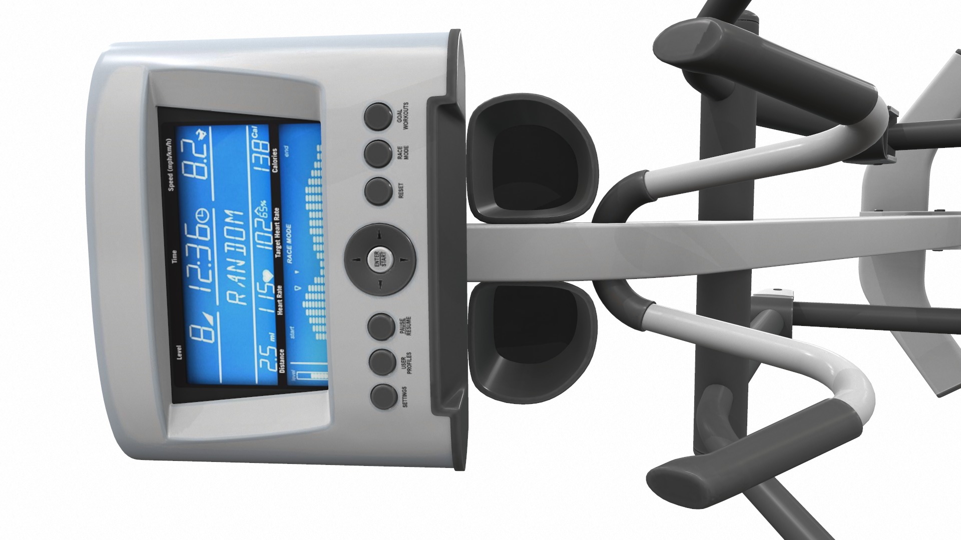 Exercise bike set 10 3D Model Collection_25