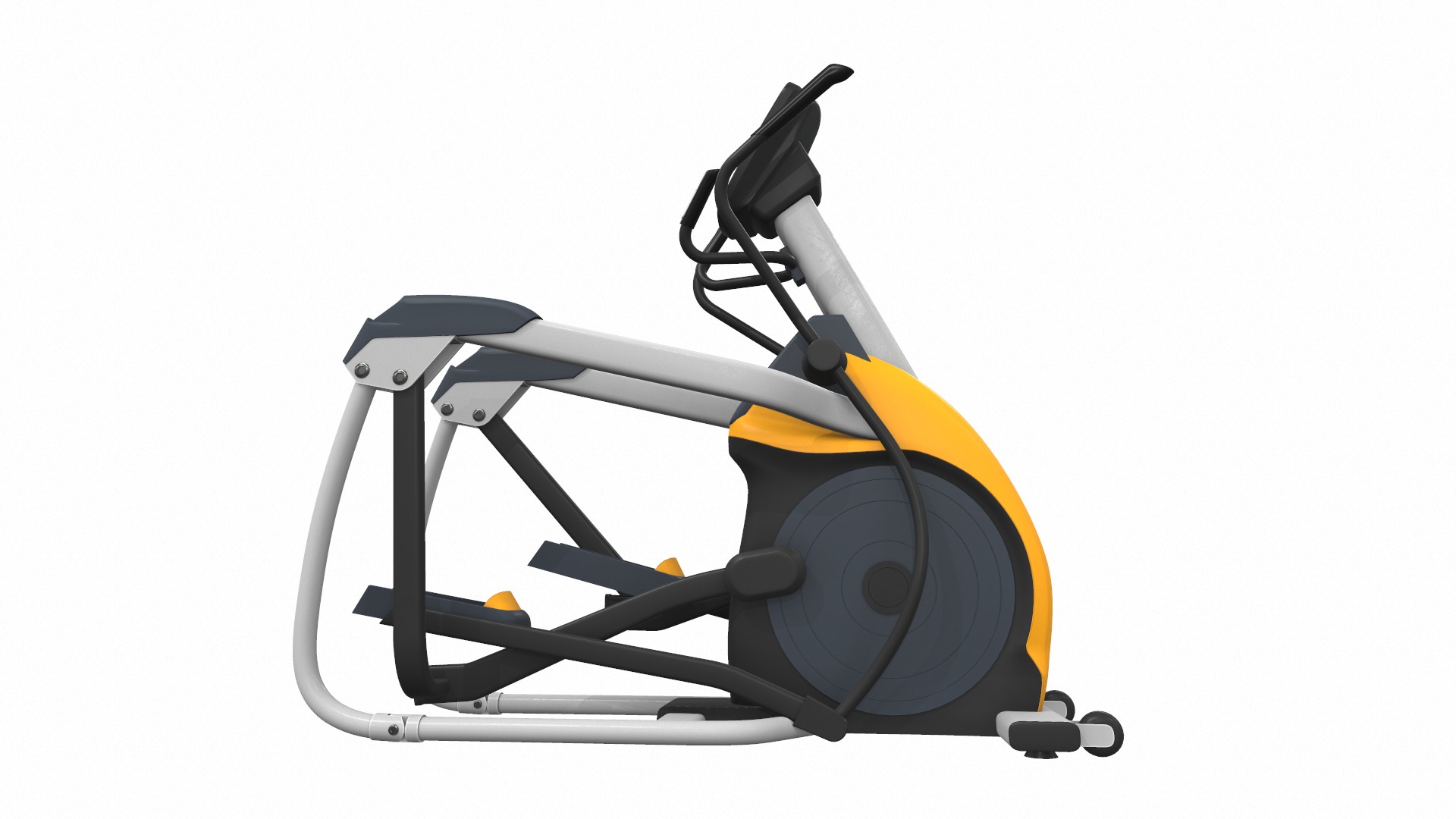 Exercise bike set 10 3D Model Collection_17
