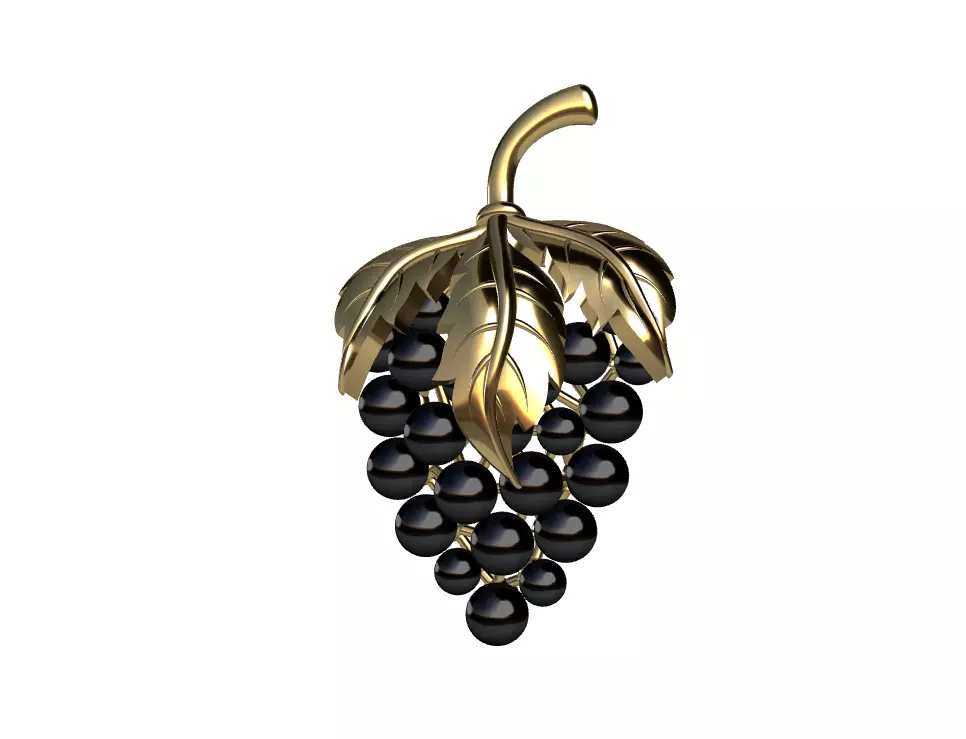 Grape 3D print model_0