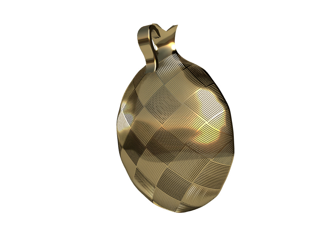 Pomegranate 3D print model_1