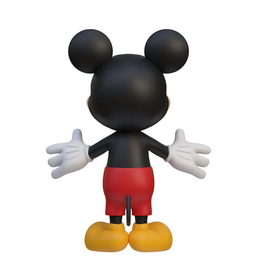 Mickey Mouse 3D print model_2