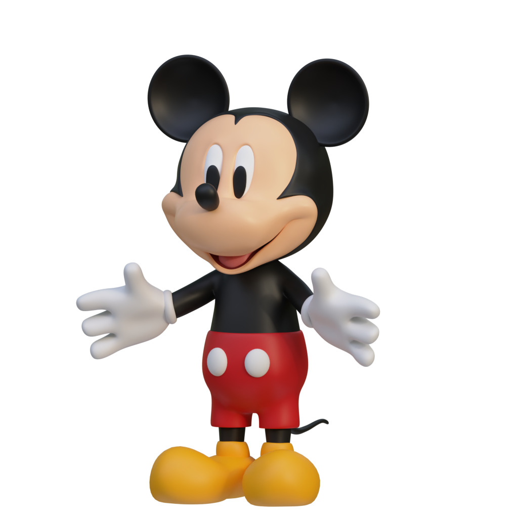 Mickey Mouse 3D print model_3