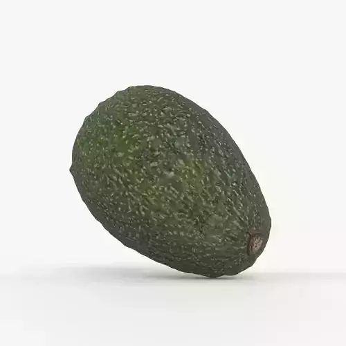 Photorealistic 3D Scanned Avocado Low-poly 3D model