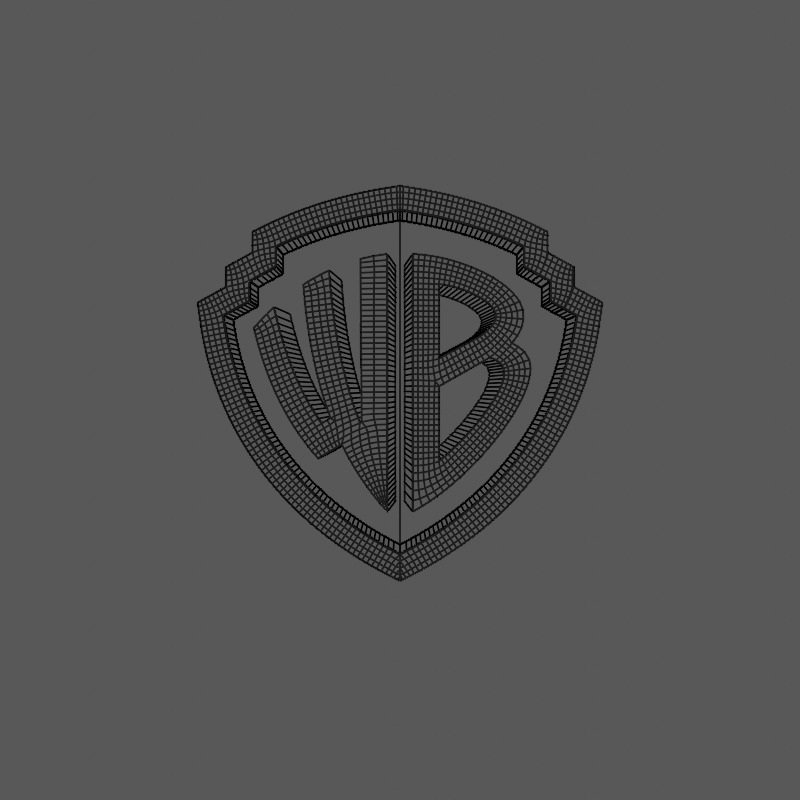 WB Shield Low-poly 3D model_7