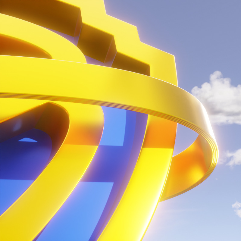 WB Shield Low-poly 3D model_6