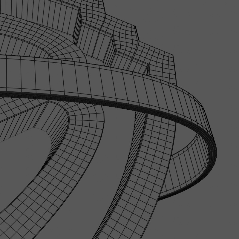 WB Shield Low-poly 3D model_10