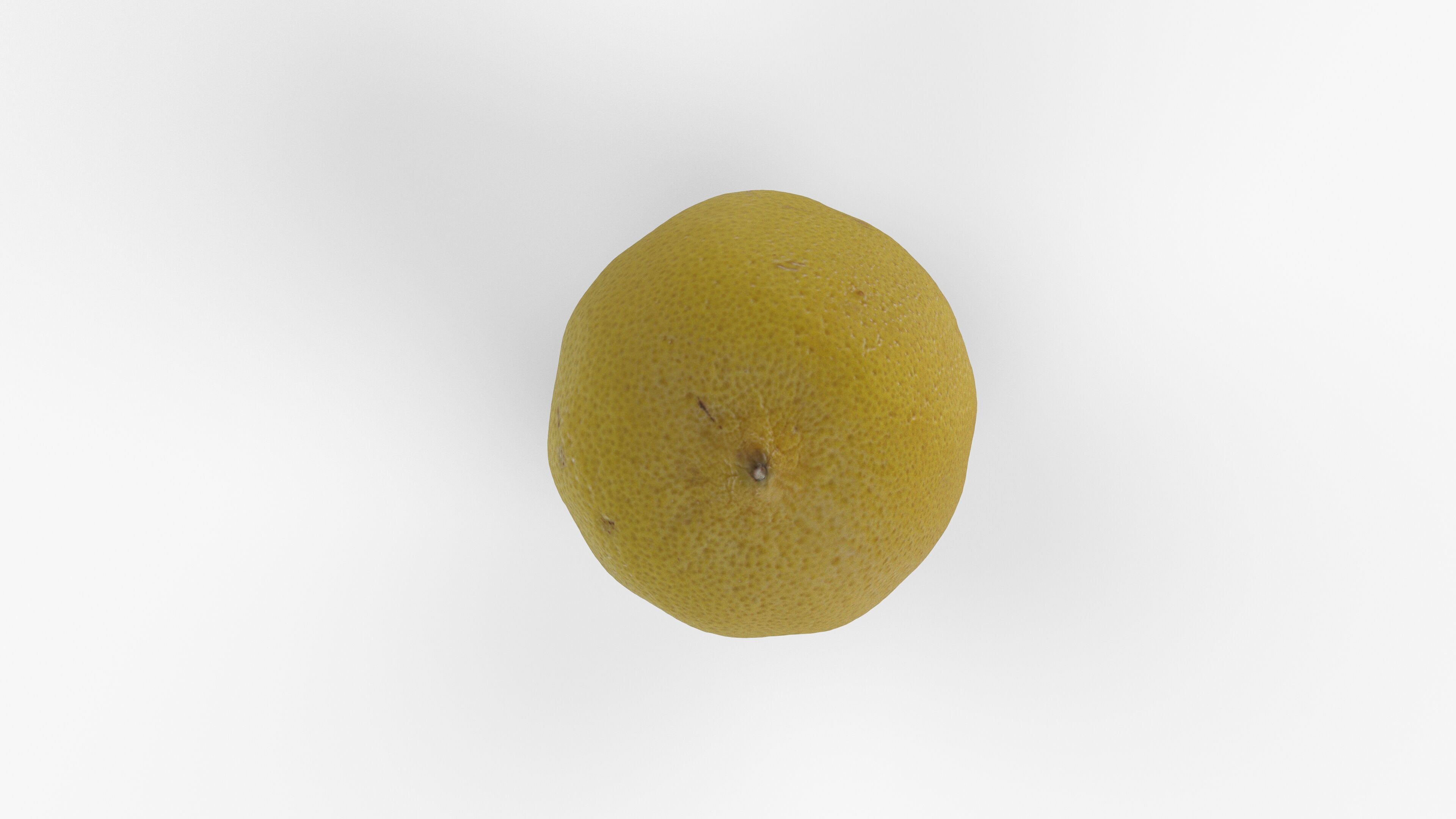 Photorealistic 3D scan of half a Lemon Low-poly 3D model_11
