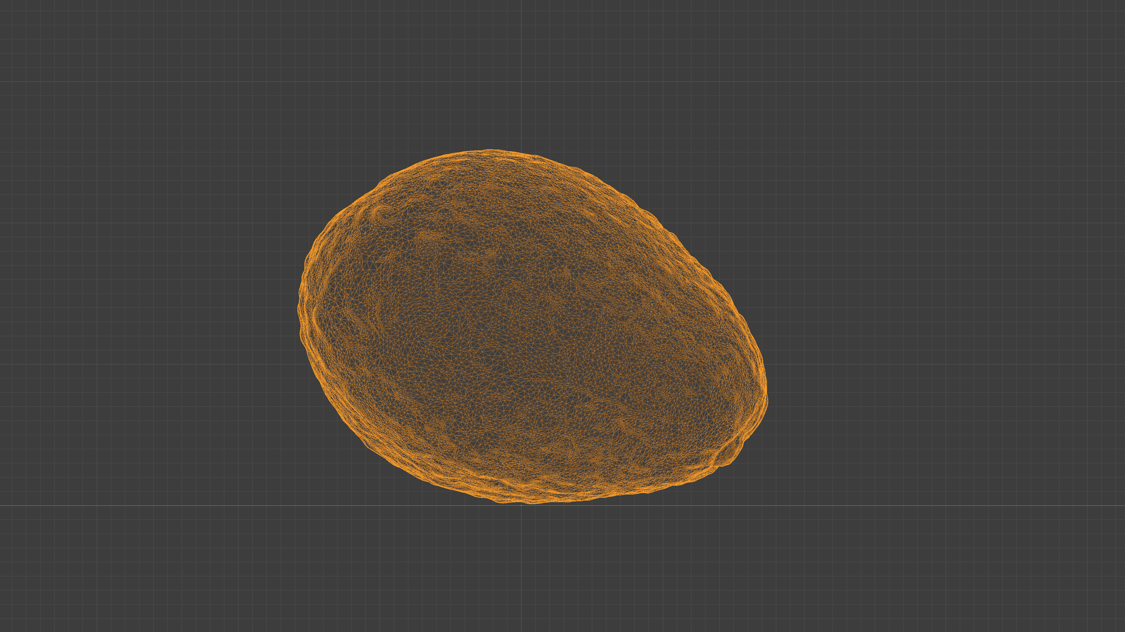 Photorealistic 3D scan of half a Lemon Low-poly 3D model_24